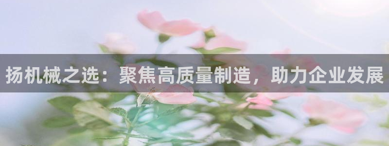 九游会官方网址：扬机
